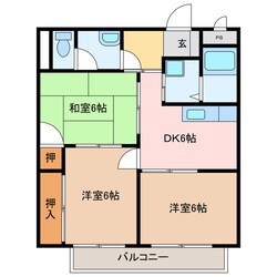 津新町駅 徒歩15分 1階の物件間取画像